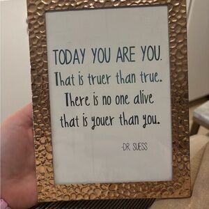 Hammered Gold Picture Frame